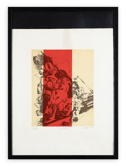 La moto by Gianni Bertini, 1966