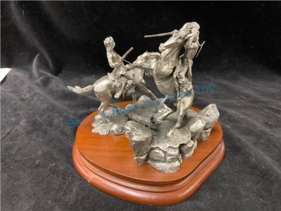 Donald Jack Polland | Donald Polland Pewter Figurine of Cochise
