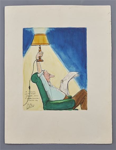 Roger Testu | Marcel à la lampe | MutualArt