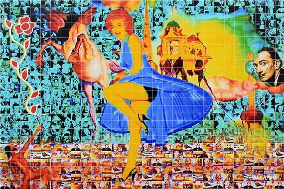 Marilyn nell'atelier Dalì by Maria Murgia, 2021