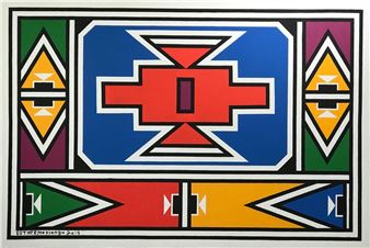 Esther Mahlangu: When Heart and Mind Agree - Jenkins Johnson Gallery, San Francisco