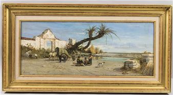 Rastende nahe des Mittelmeeres / Resting ones close to the Mediterranean - Jean d'Alheim