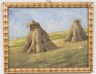 'Strohhaufen' / 'Piles of straw' - Hermann Eichfeld