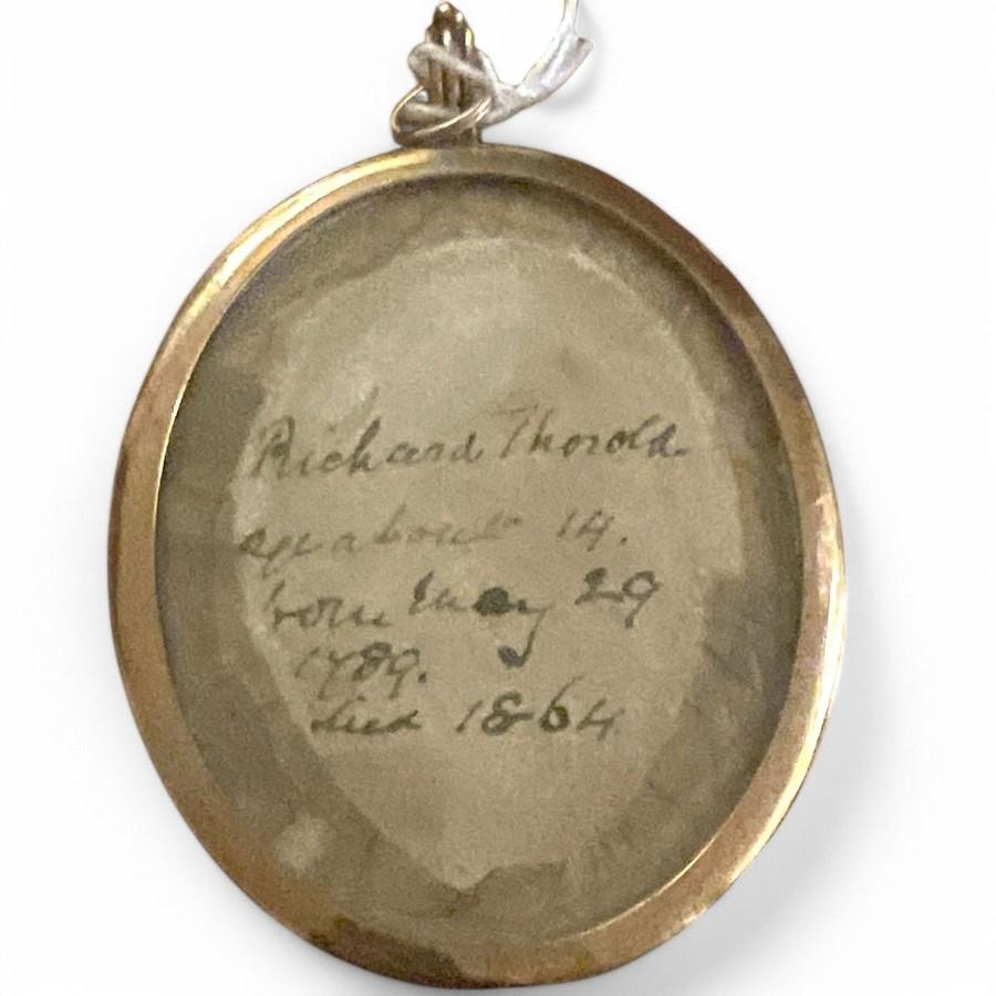 Artwork by Mary Ann Knight, A portrait miniature of a young man, Made of portrait miniature