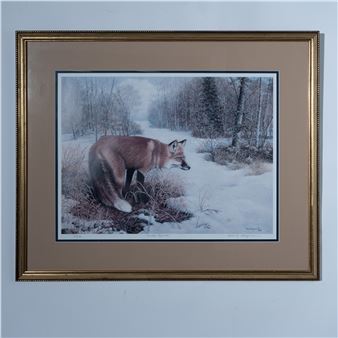 Fox, Signed - Donna L. Dellaganna