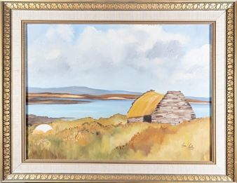 FINN LILLIS LANDSCAPE OIL ON CANVAS - Finn Lillis