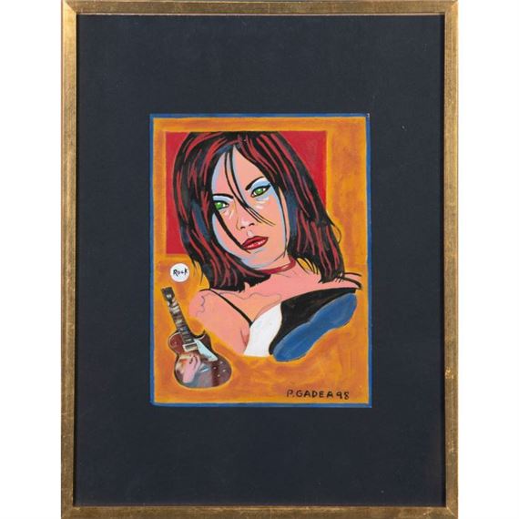 PATRICIA GADEA (Madrid 1960-Palencia 2006) Cantante de rock by Patricia Gadea, 1960