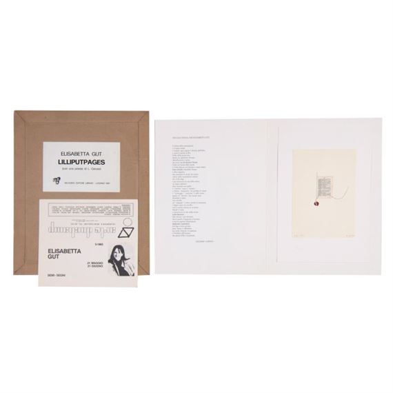 ELISABETTA GUT (Roma 1934) -Lilliputpages, Belforte editore, Livorno, 1987 - Elisabetta Gut