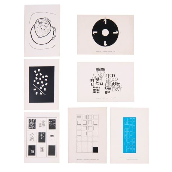 FRANCISCO PINO (Valladolid 1910-2002) -7 postales by Francisco Pino