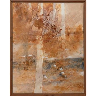 MIGUEL ÁNGEL MOSET (Cuenca 1953-2020) Reflejos1992 Óleo sobre lienzo Firmado y fechado al dorso Cuenca 1992 Med - Miguel Ángel Moset Aparicio