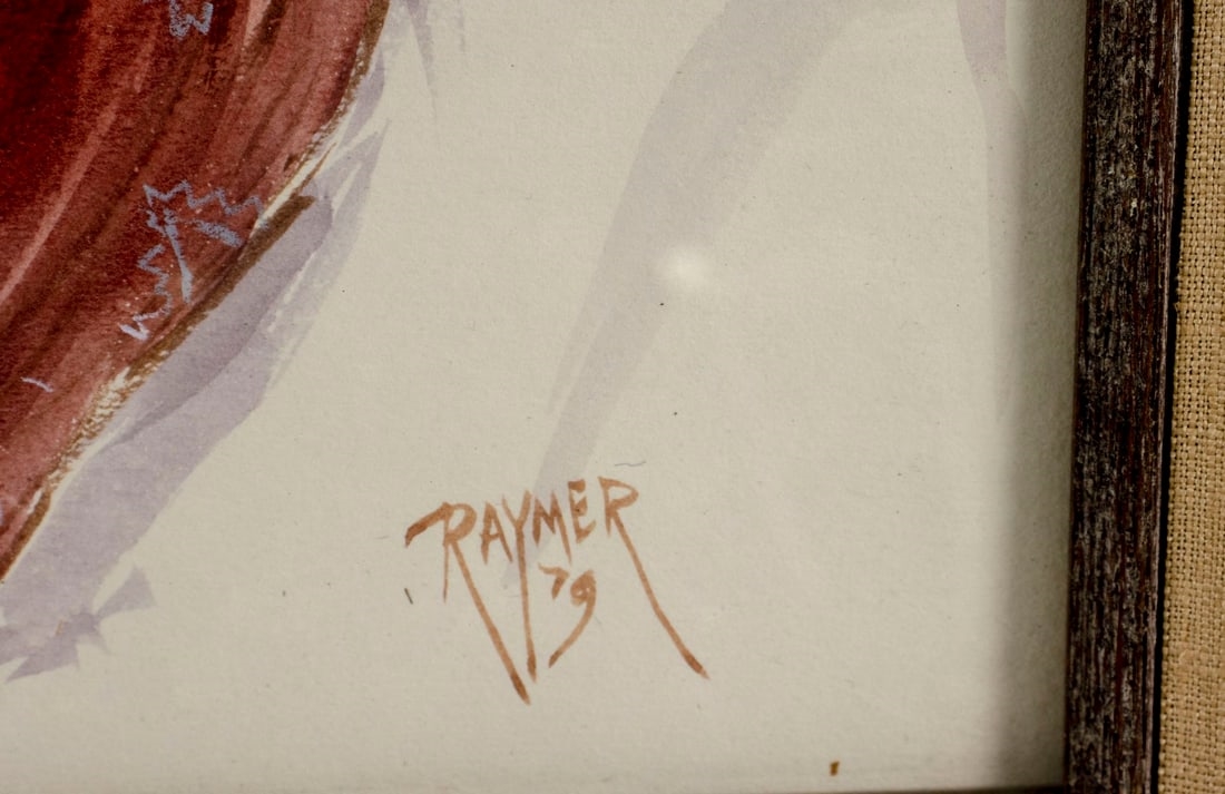 Ron Raymer | Portrait of Old Indian Man (1979) | MutualArt
