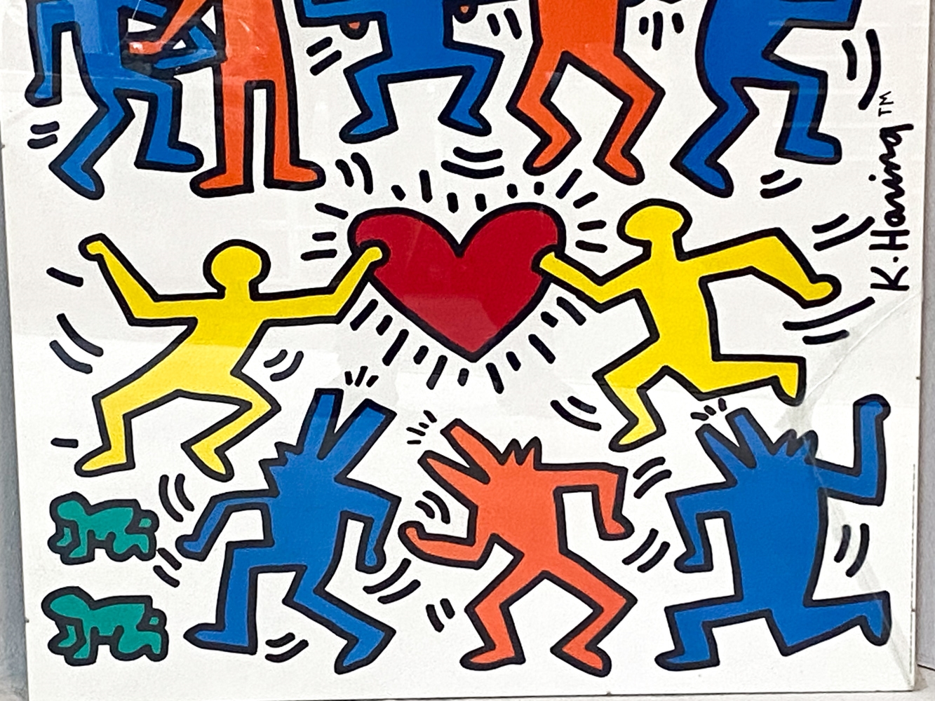 Keith Haring | KEITH HARING VINTAGE POP ART POSTER PRINT | MutualArt