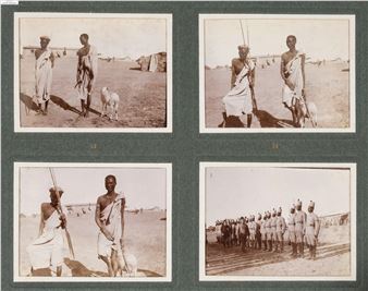 240Africa.- Soliman (Abdul Hamid, photographer) Pictures from the Soudan, 120 vintage photographic prints, Dec. 1909-Jan. 1910. - Hamid Sulaiman