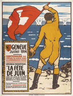 Genève Juillet 1914, Centenaire de l'entrée de Genève dans la Confédération Suisse - Jules Courvoisier