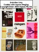 Artwork by Vittorio Bonacina, Ensemble de documentations de l'éditeur de design italien Vittorio Bonacina, Made of Album cover