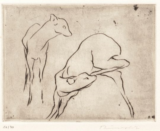 Artwork by Hans Martin Ruwoldt, Ruwoldt, Hans Martin, Made of etching