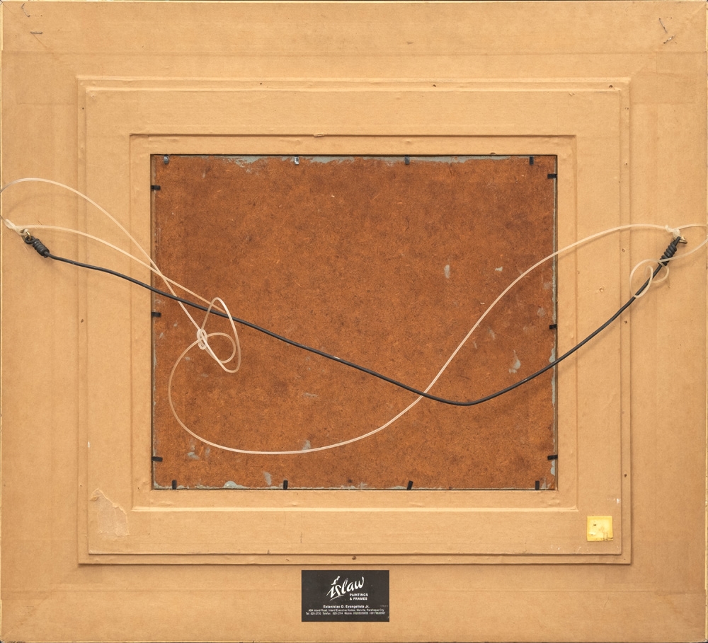 Artwork by Fernando Amorsolo, Stream, Made of oil on masonite board