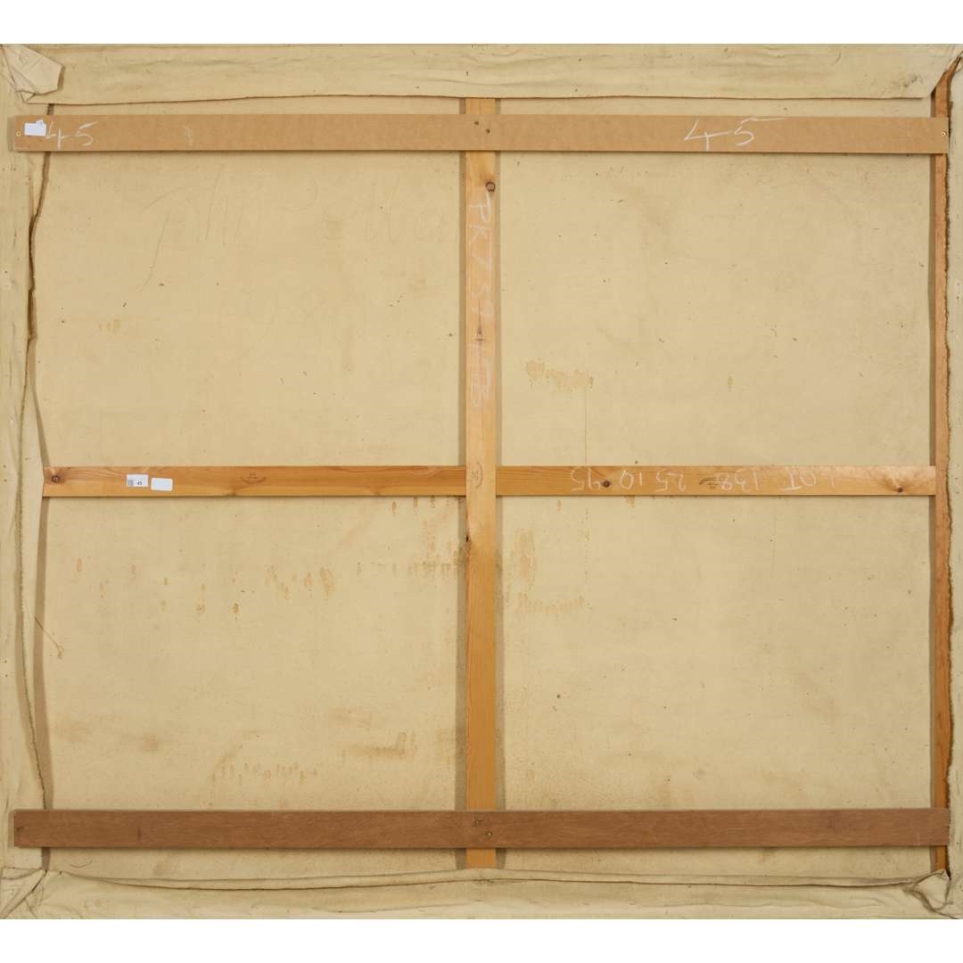 Artwork by John Bellany, INTERIOR VIEW - 1980, Made of oil on canvas