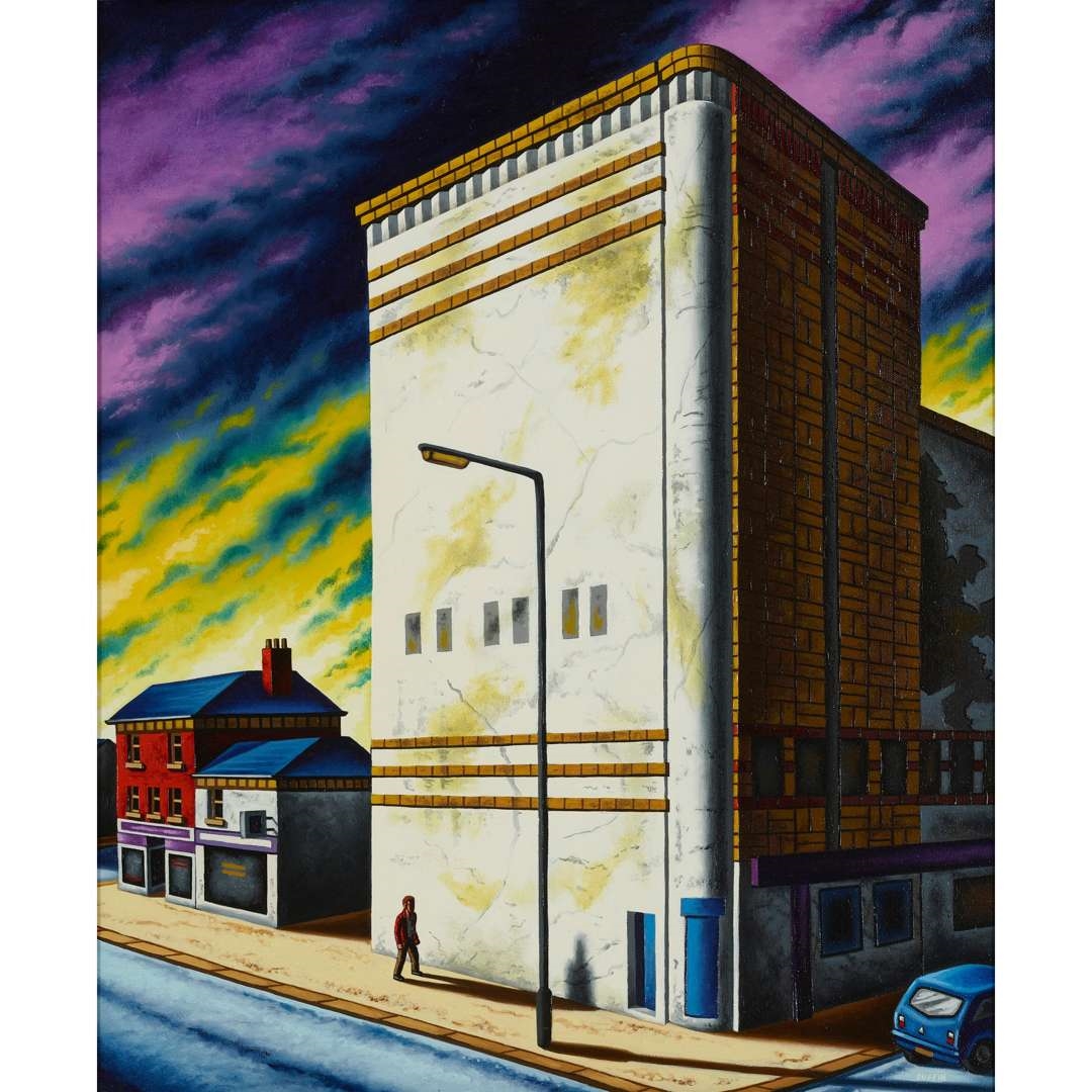 Artwork by John Duffin, FORGOTTEN ODEON - 2002, Made of oil on canvas