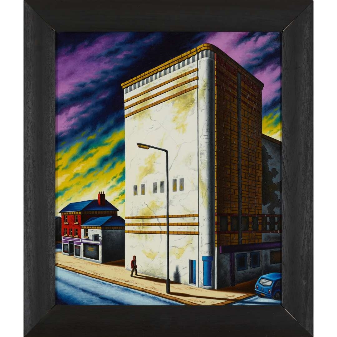 Artwork by John Duffin, FORGOTTEN ODEON - 2002, Made of oil on canvas