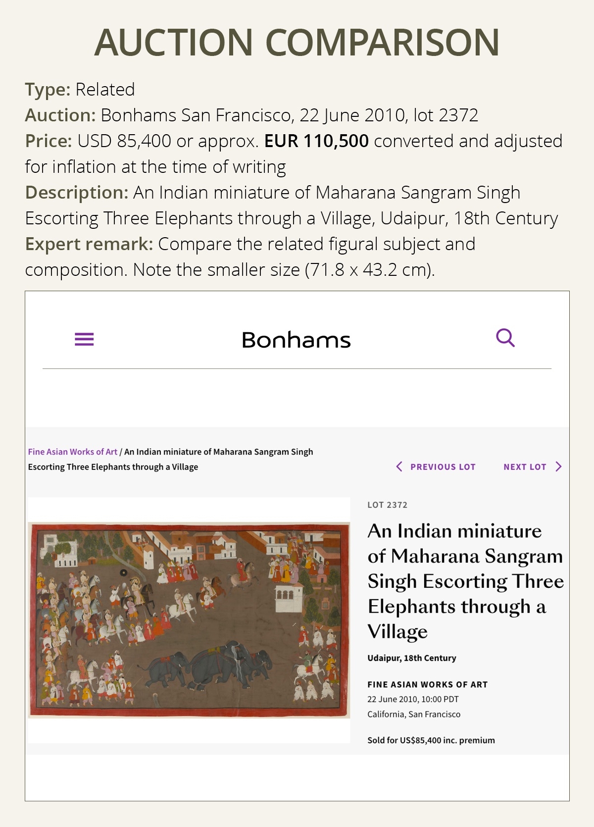 Artwork by Indian School, 18th Century, A LARGE INDIAN PAINTING OF SHIVA ON NANDI IN A PROCESSION WITH OTHER DEITIES, Made of miniature