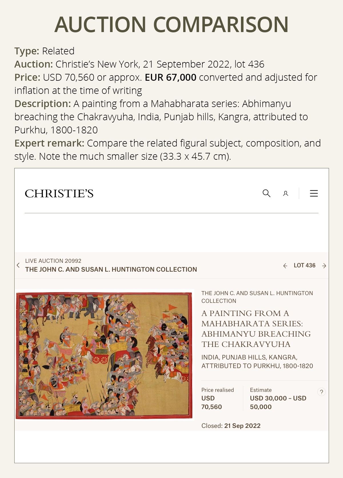 Artwork by Indian School, 18th Century, A LARGE INDIAN PAINTING OF SHIVA ON NANDI IN A PROCESSION WITH OTHER DEITIES, Made of miniature