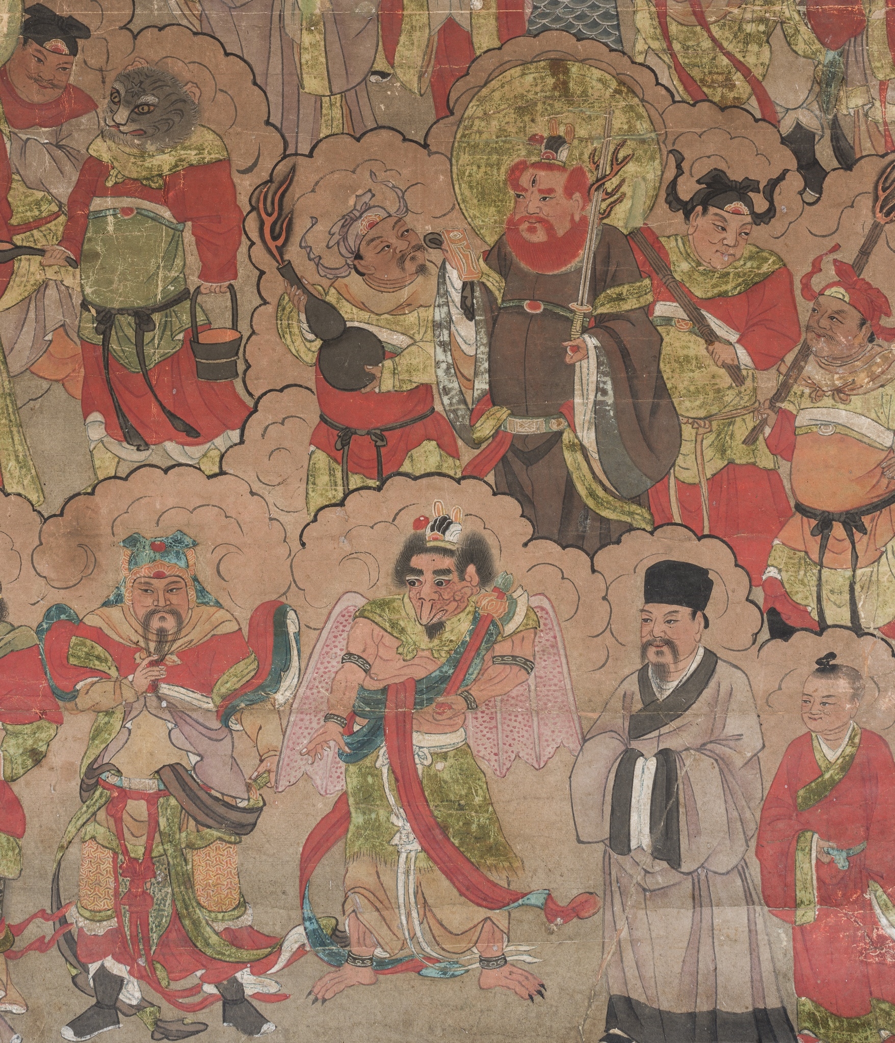 Chinese School, 18th Century | A COLOSSAL BUDDHIST ‘WATER-LAND RITUAL ...