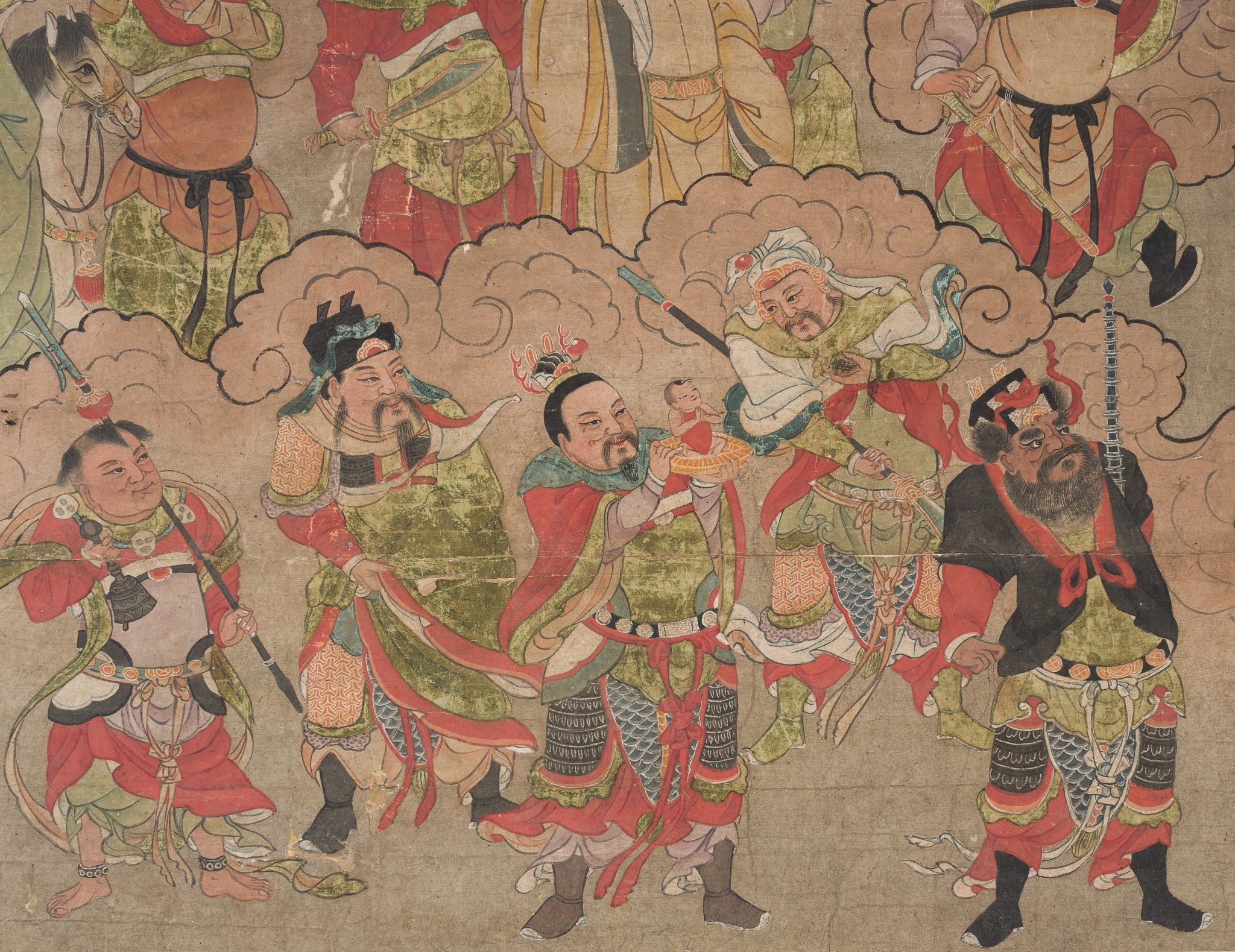 Chinese School, 18th Century | A COLOSSAL BUDDHIST ‘WATER-LAND RITUAL ...