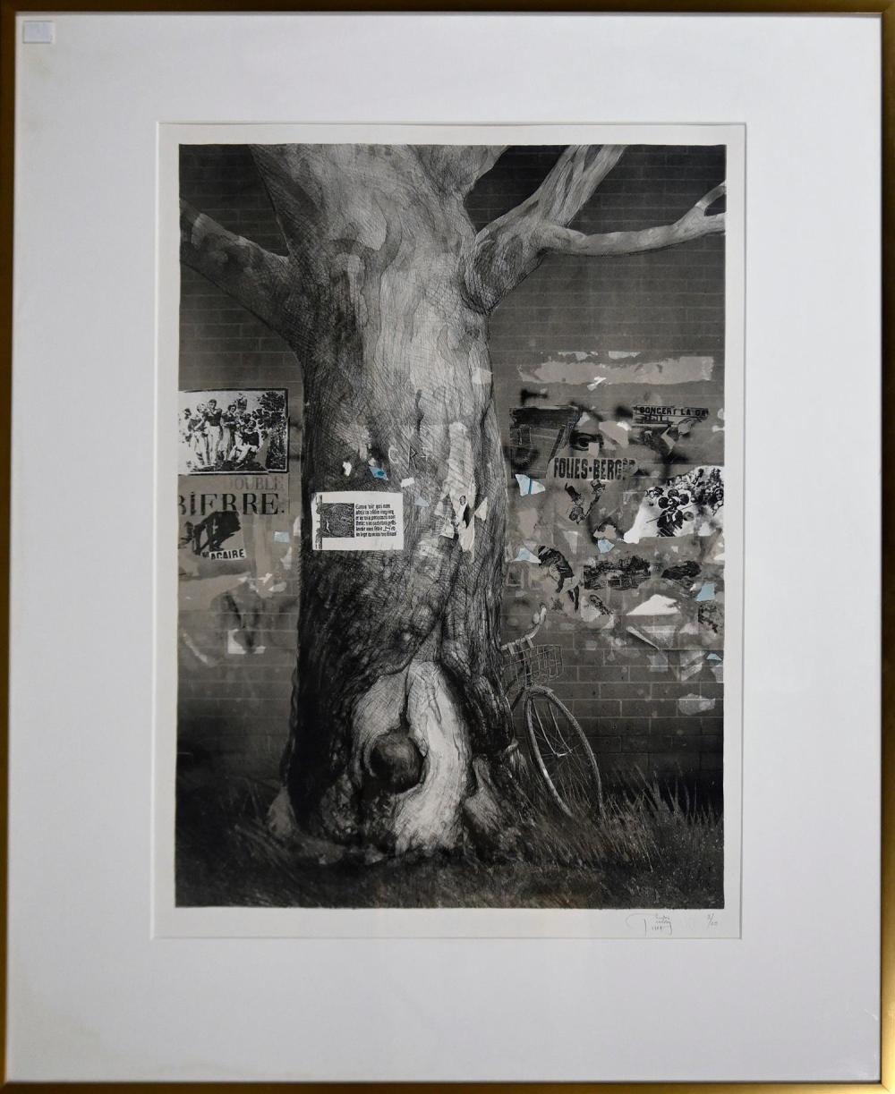 Theodore Tremblay | (TREE WITH BICYCLE)1984 (1984) | MutualArt