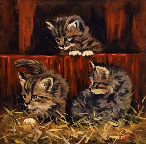 Three Kittens by Keith Glasgow