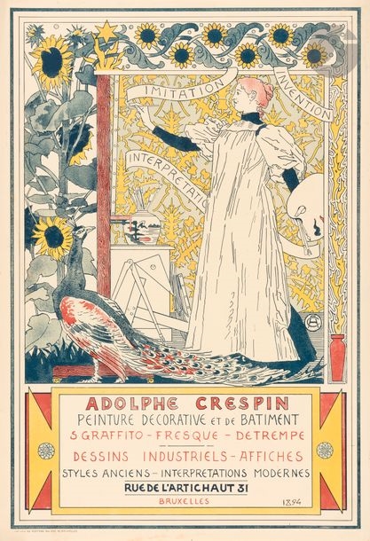 Artwork by Adolphe Crespin, Adolphe Crespin, Made of poster