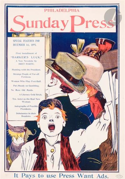 Philadelphia Sunday Press by George Reiter Brill, April 17