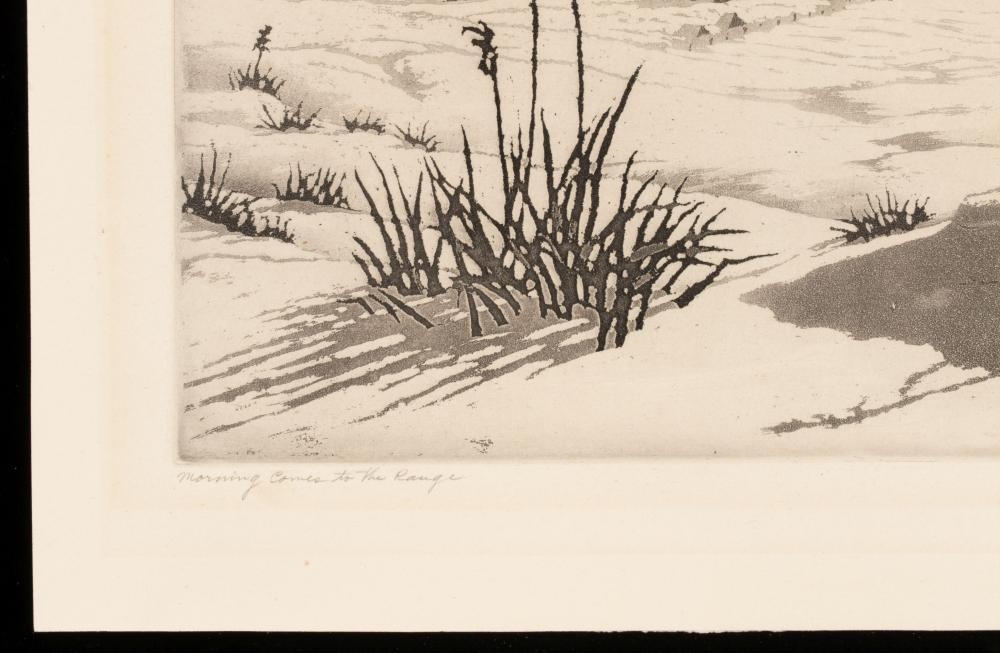 Lyman Byxbe | RARE 1934 AQUATINT ETCHING (1934) | MutualArt