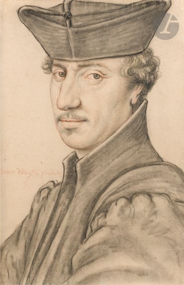 Portrait of a man Pierre noire by Nicolas Lagneau