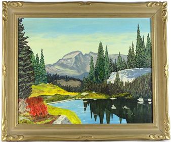 Untitled: Mountain Lake - J. Vincent