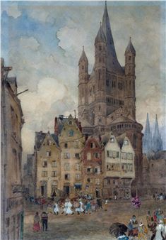 Karneval an Groß St. Martin - Carl Rüdell