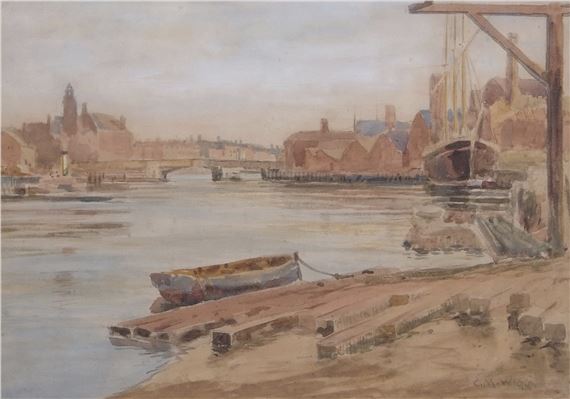 View over Great Yarmouth by Charles Mayes Wigg