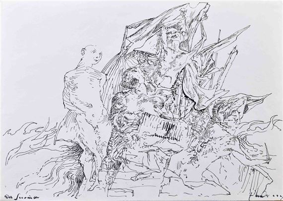 The pirates by Heinz Zander, dated 1969