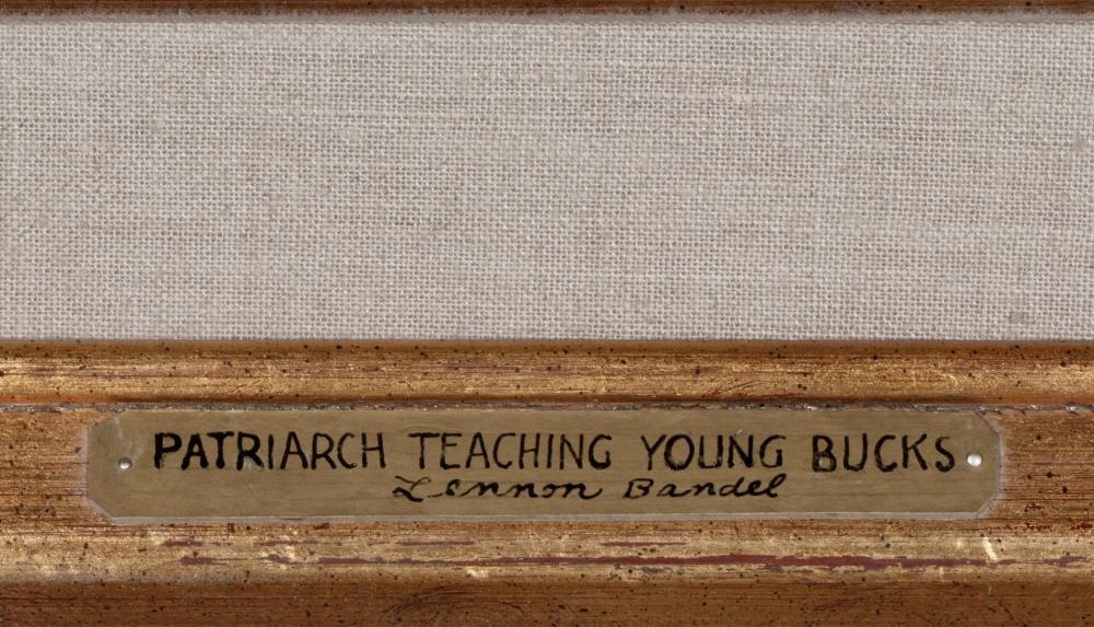 Artwork by Lennon Ray Bandel, LENNON BANDEL (1906-2004) OIL ON CANVAS, Made of canvas