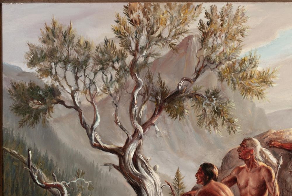 Artwork by Lennon Ray Bandel, LENNON BANDEL (1906-2004) OIL ON CANVAS, Made of canvas