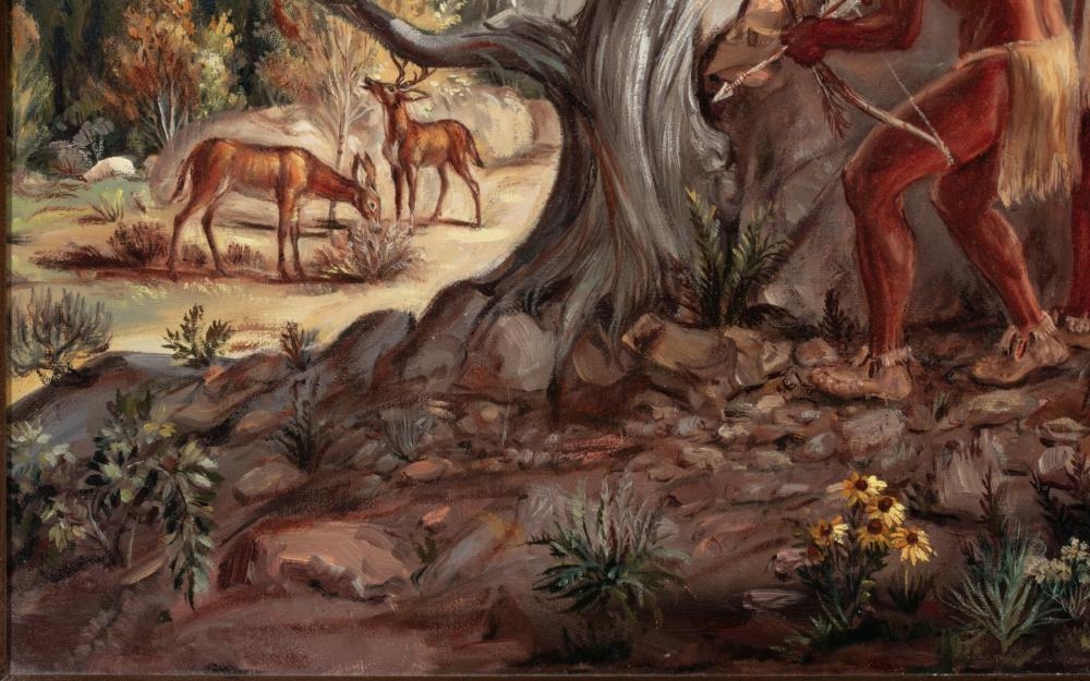 Artwork by Lennon Ray Bandel, LENNON BANDEL (1906-2004) OIL ON CANVAS, Made of canvas