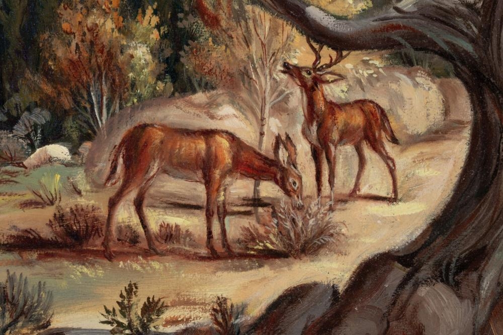 Artwork by Lennon Ray Bandel, LENNON BANDEL (1906-2004) OIL ON CANVAS, Made of canvas