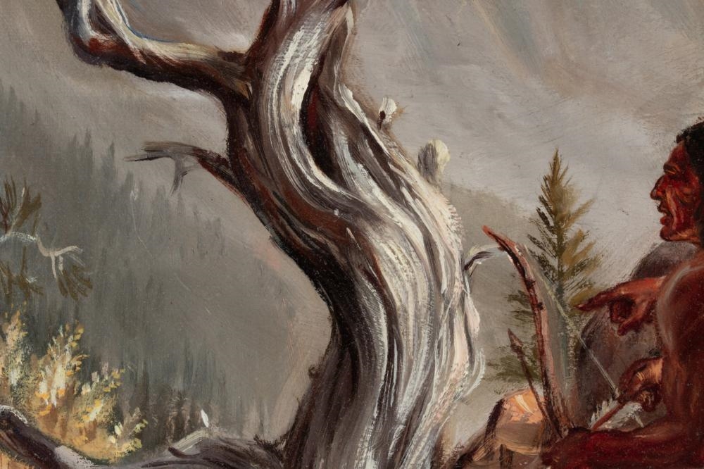 Artwork by Lennon Ray Bandel, LENNON BANDEL (1906-2004) OIL ON CANVAS, Made of canvas