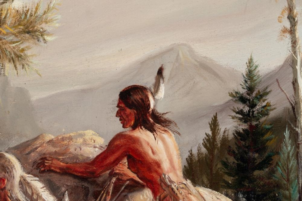 Artwork by Lennon Ray Bandel, LENNON BANDEL (1906-2004) OIL ON CANVAS, Made of canvas