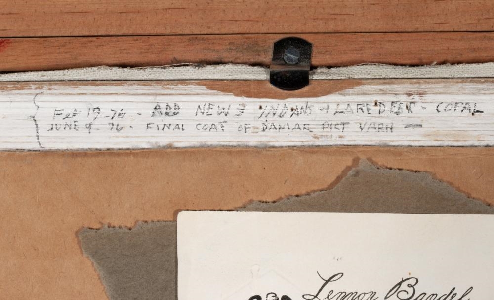 Artwork by Lennon Ray Bandel, LENNON BANDEL (1906-2004) OIL ON CANVAS, Made of canvas