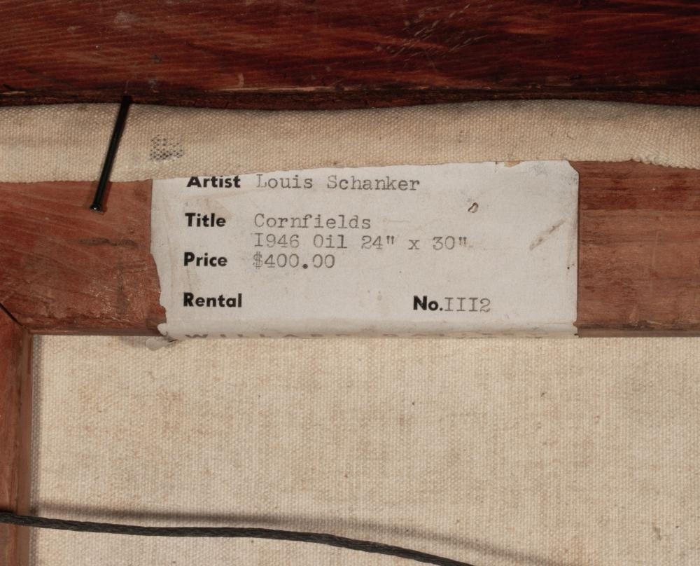 Artwork by Louis Schanker, OIL ON CANVAS ABSTRACTION, Made of oil on canvas