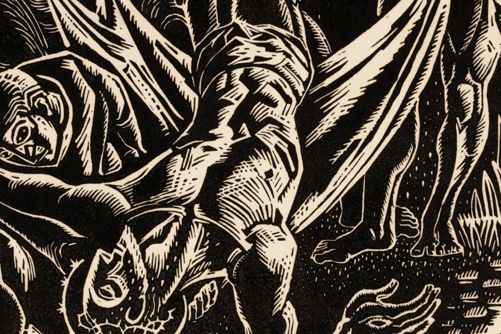 Lester Raymer | LESTER RAYMER (1907-1991) PENCIL SIGNED BLOCK PRINT ...