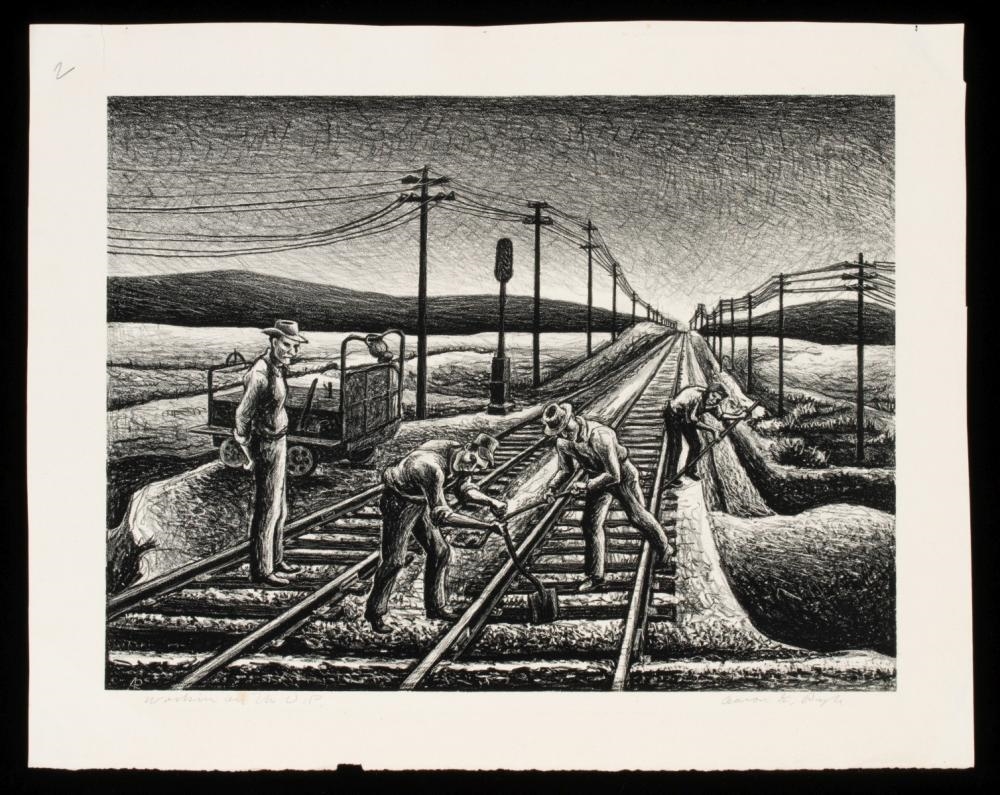 Aaron Gunn Pyle | AARON PYLE (1903-1972) PENCIL SIGNED LITHOGRAPH ...
