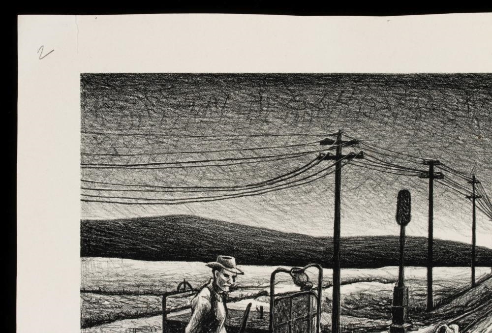 Aaron Gunn Pyle | AARON PYLE (1903-1972) PENCIL SIGNED LITHOGRAPH ...
