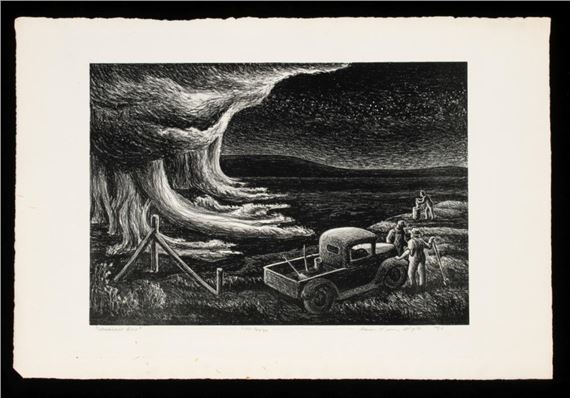 Aaron Gunn Pyle | AARON PYLE (1903-1972) PENCIL SIGNED LITHOGRAPH (1944 ...